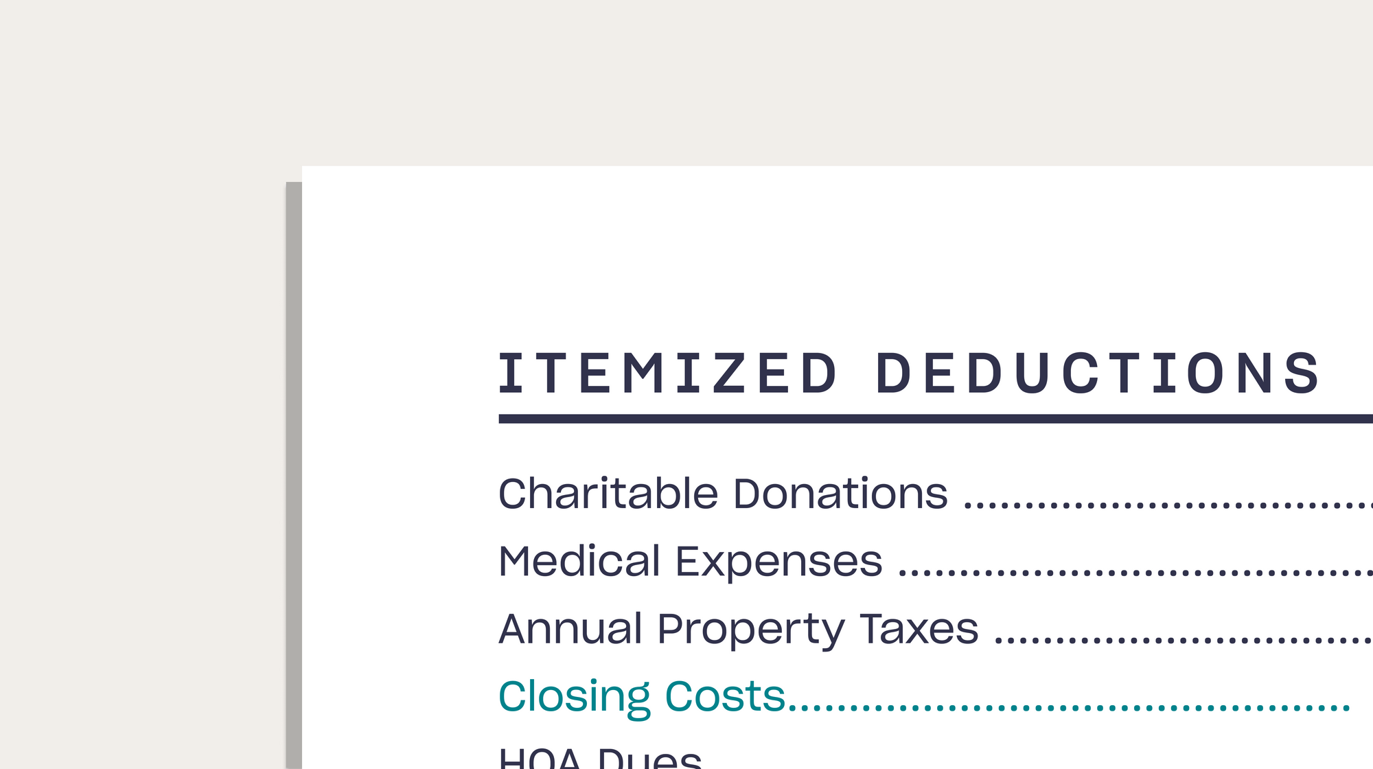 Are Closing Costs Tax Deductible? Orchard